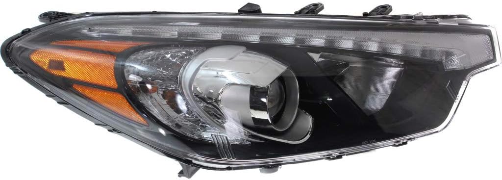 Passenger Side Headlight for Kia Forte Sedan 2015 2016 HID B332