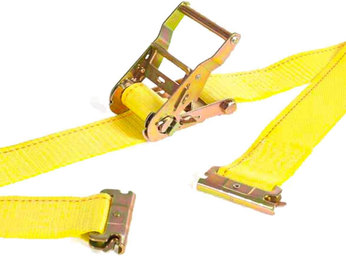 8 Pieces E Track Tie-Down Kit with 12 ft Straps and O-Rings C88061
