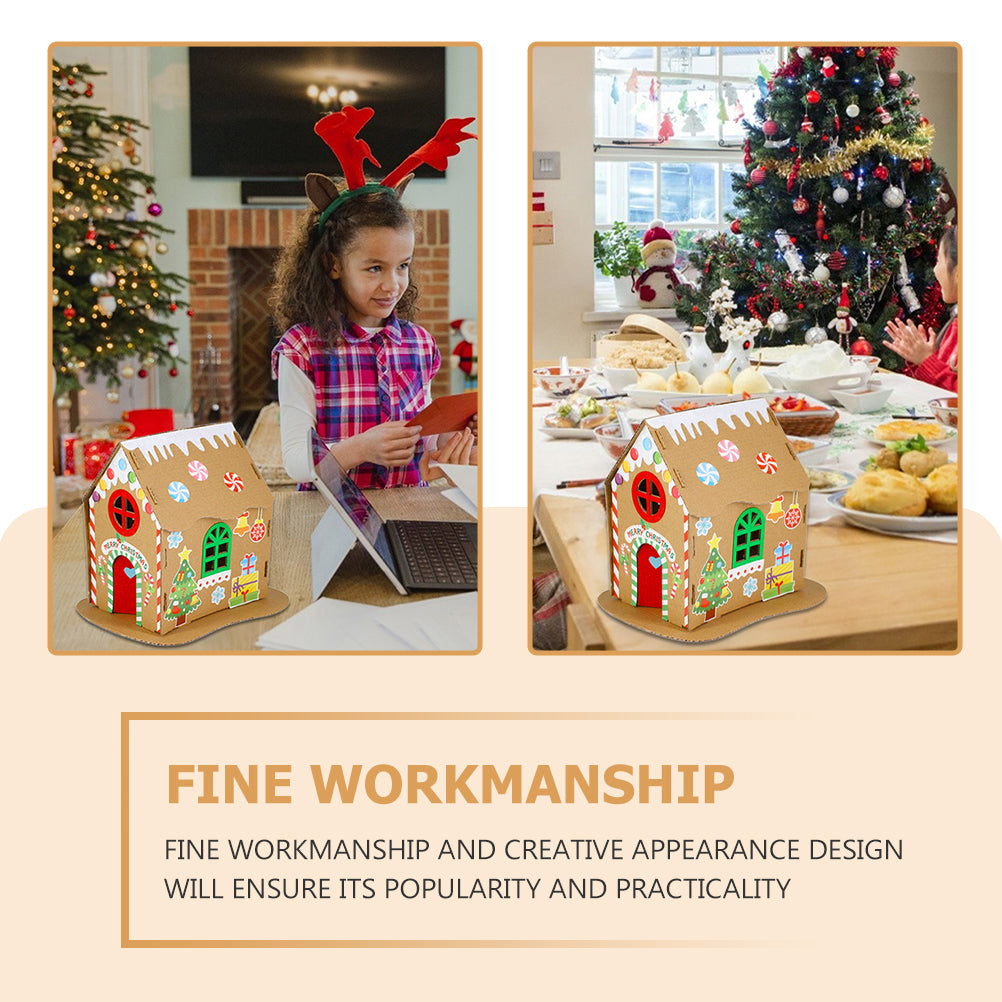Christmas Cookie Lighted Gingerbread Dining Table Centerpieces DIY Puzzle I90947