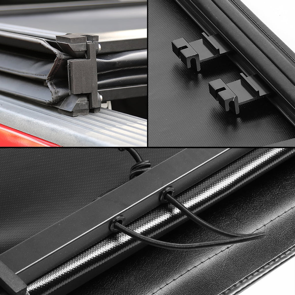 Tri-Fold Soft Top Tonneau Cover for Toyota Pickup Tacoma K5642