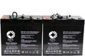 12V 55 Ah Replacement Battery 2 Pack Z7307