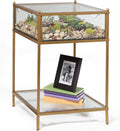 Square Glass End Table A384750