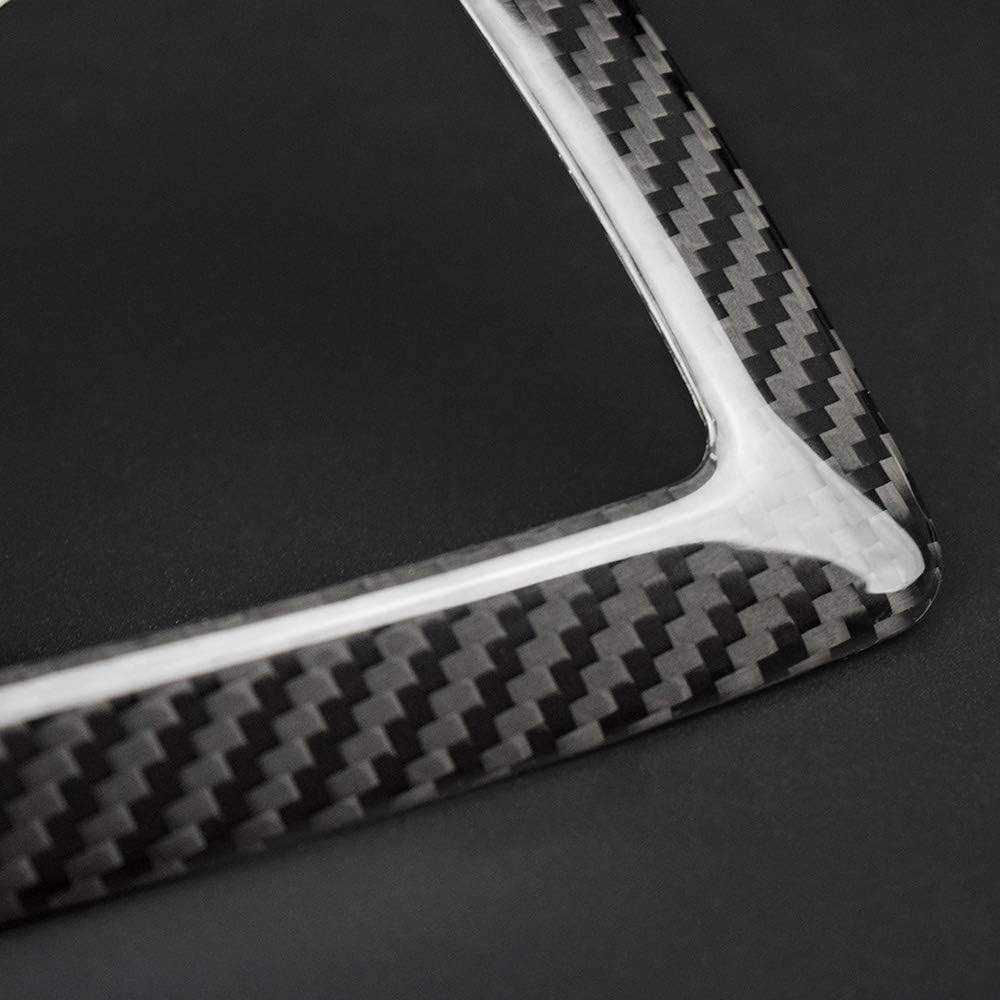 Carbon Fiber Gear Shift Knob Panel Frame Cover Trim Stickers D928441