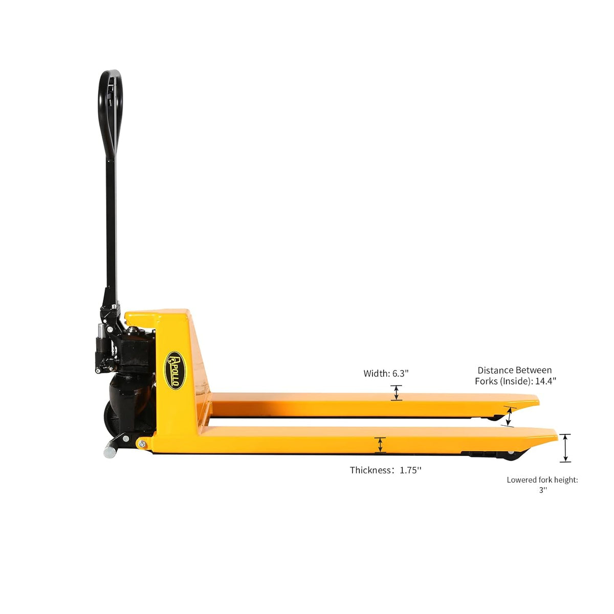 Heavy Duty Pallet Jack Truck 7700lbs Capacity 48 L×27 W B422260