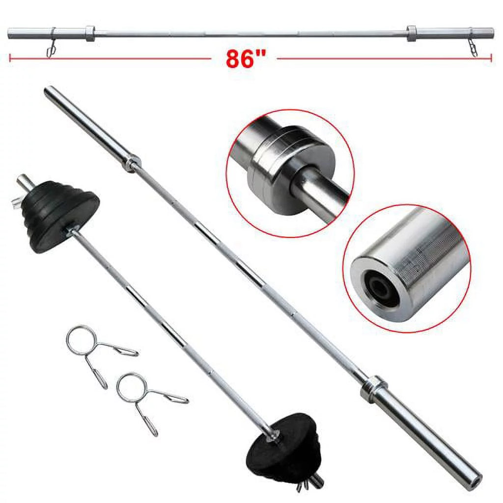 7ft Chrome Olympic Barbell Bar N79051