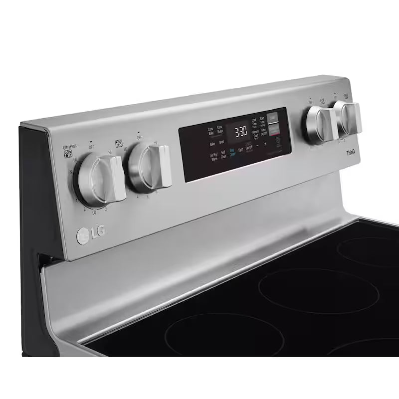 6.3 cu. ft. Smart Wi-Fi Fan Convection Electric Range with AirFry Stainless Steel U10362