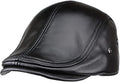 Genuine Leather Newsboy Hat V673