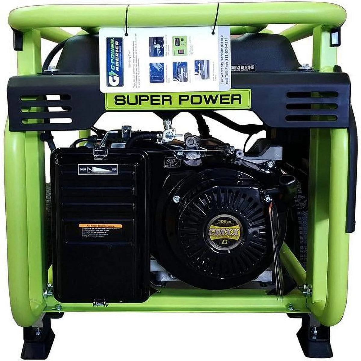 6500/5300-Watt Gasoline Portable Generator E626395