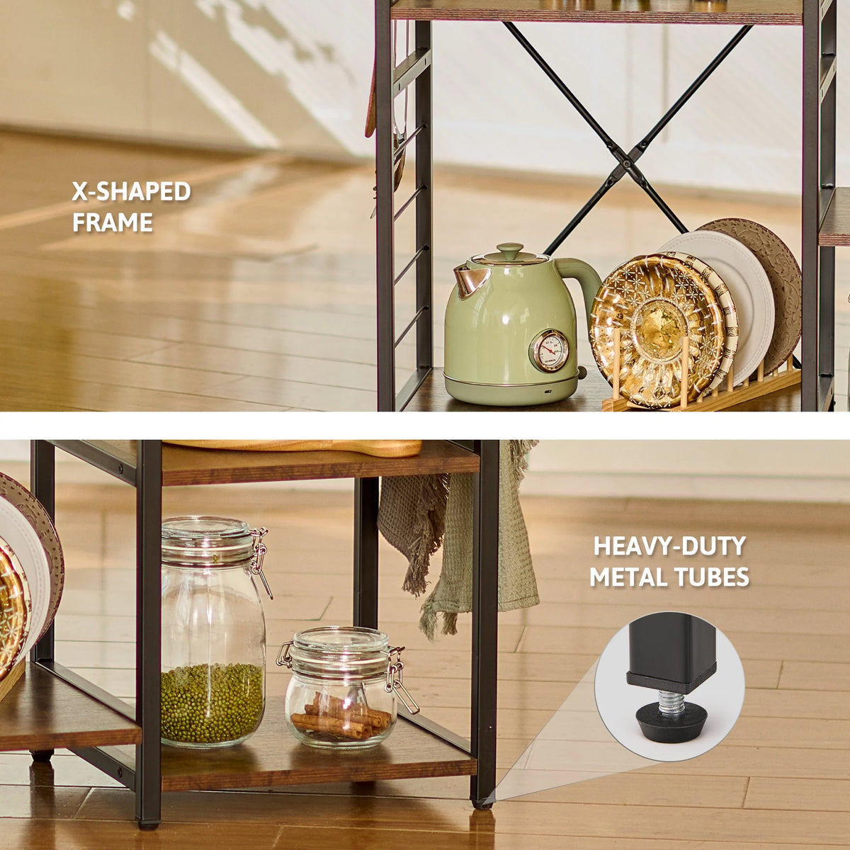 Baker’s Rack with 5 Storage Shelves M201