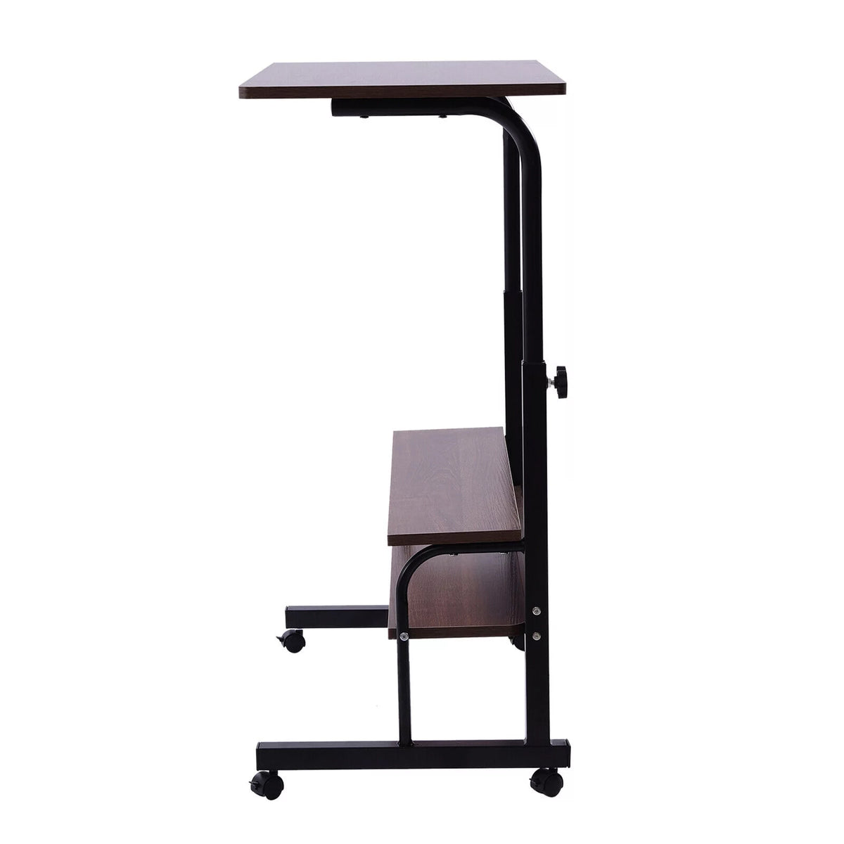 Height Adjustable Portable Mobile Side Table with Wheels M18200