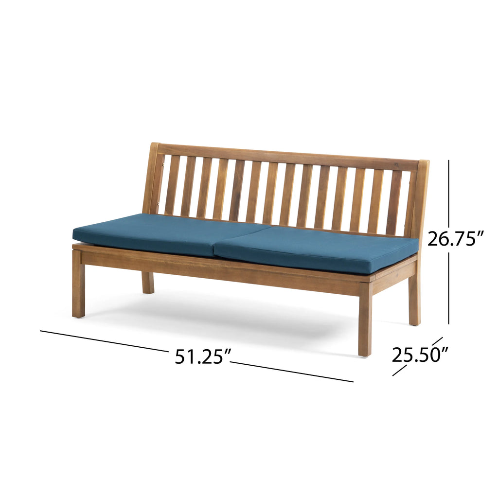Acacia Wood Chat Set with Coffee Table A928109