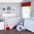 3 Piece Crib Bedding Set Q7144