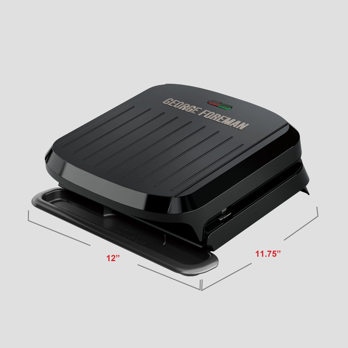 Black Removable Plate Grill and Panini O6028