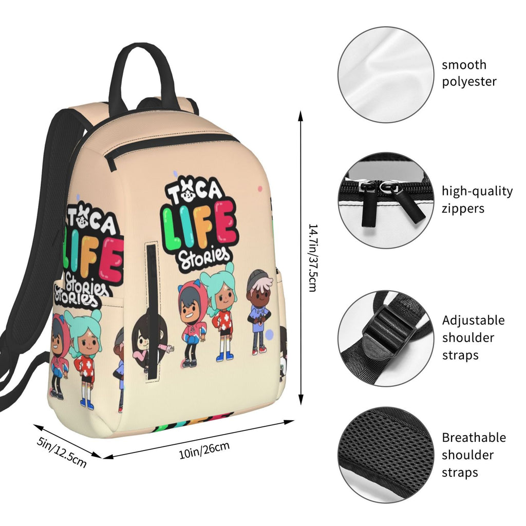 Lightweight Unisex School Backpack for Kids Teens Adult K299
