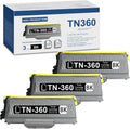 3 Pack Black Toner Cartridge for Brother Printer R770136