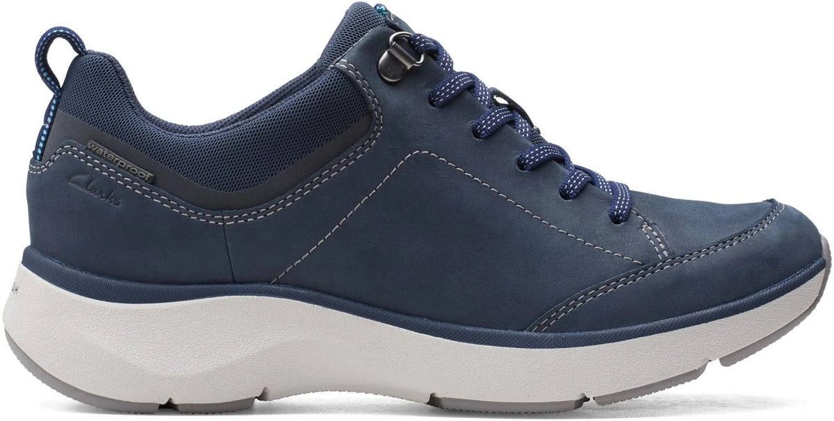 Navy Lace Shoes A467