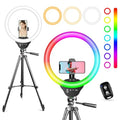 10'' Ring Light with 50'' Extendable Tripod Stand Y9252