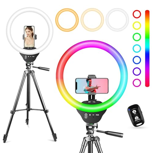 10'' Ring Light with 50'' Extendable Tripod Stand Y9252