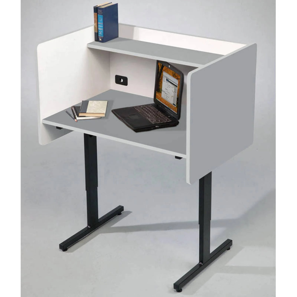Gray Study Carrel H303