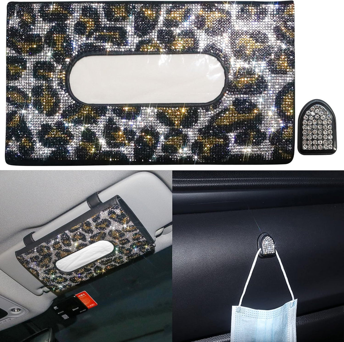 Red Queen Crown Tissue Box Holder for Sun Visor F3453