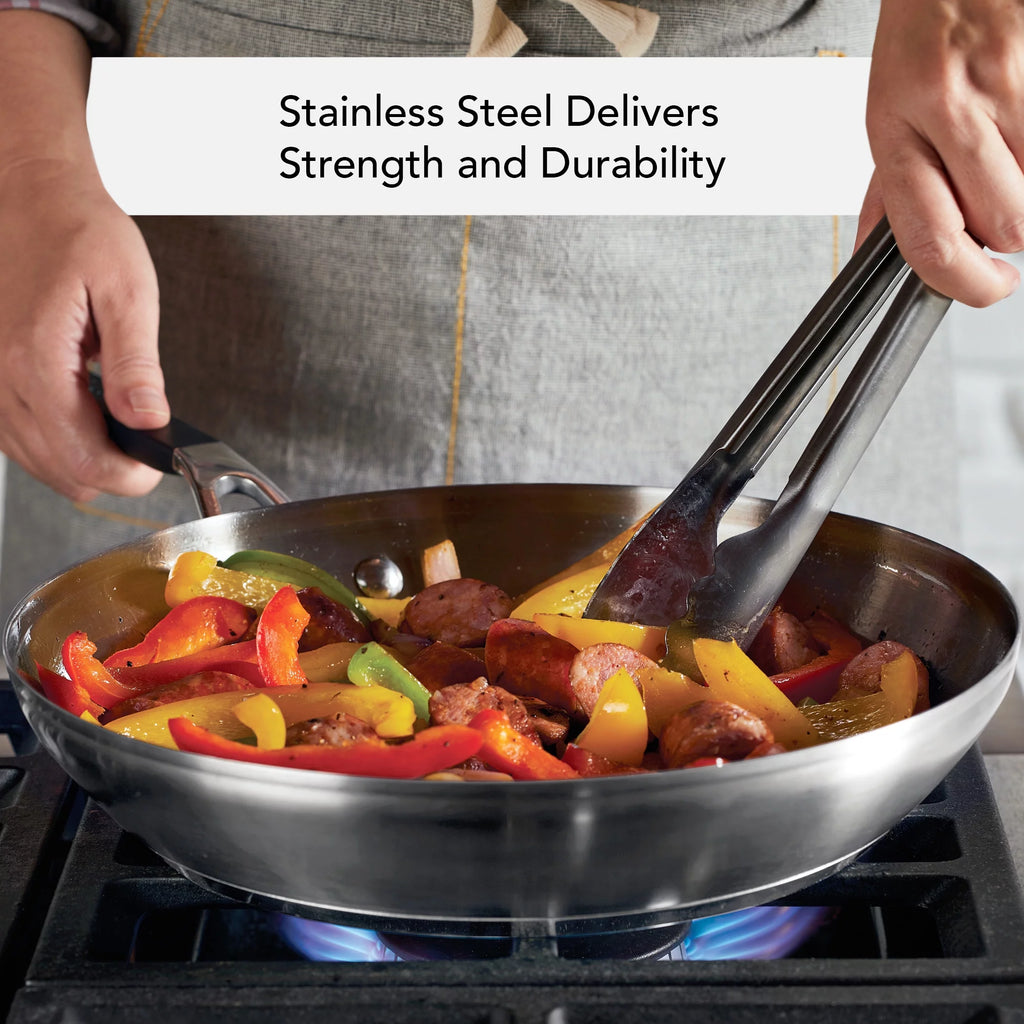 Stainless Steel 10 Piece Pots and Pans Set U6592