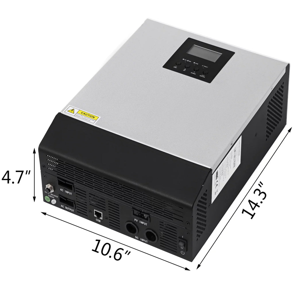 3KVA 24V MPPT Pure Sine Wave Power Inverter Solar Charger H4416