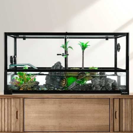 50 Gallon Turtle Tank with Drainage System F838