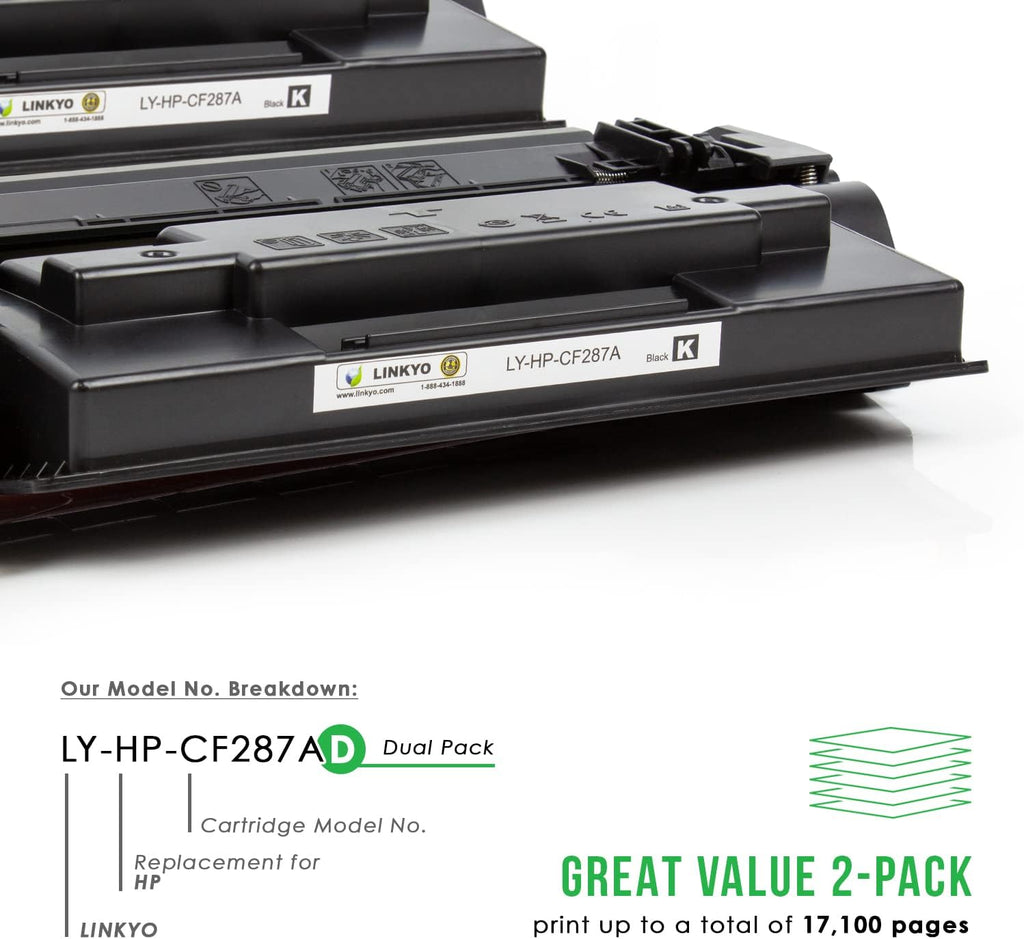 Compatible Toner Cartridge Replacement (Black, 2-Pack) Z8684