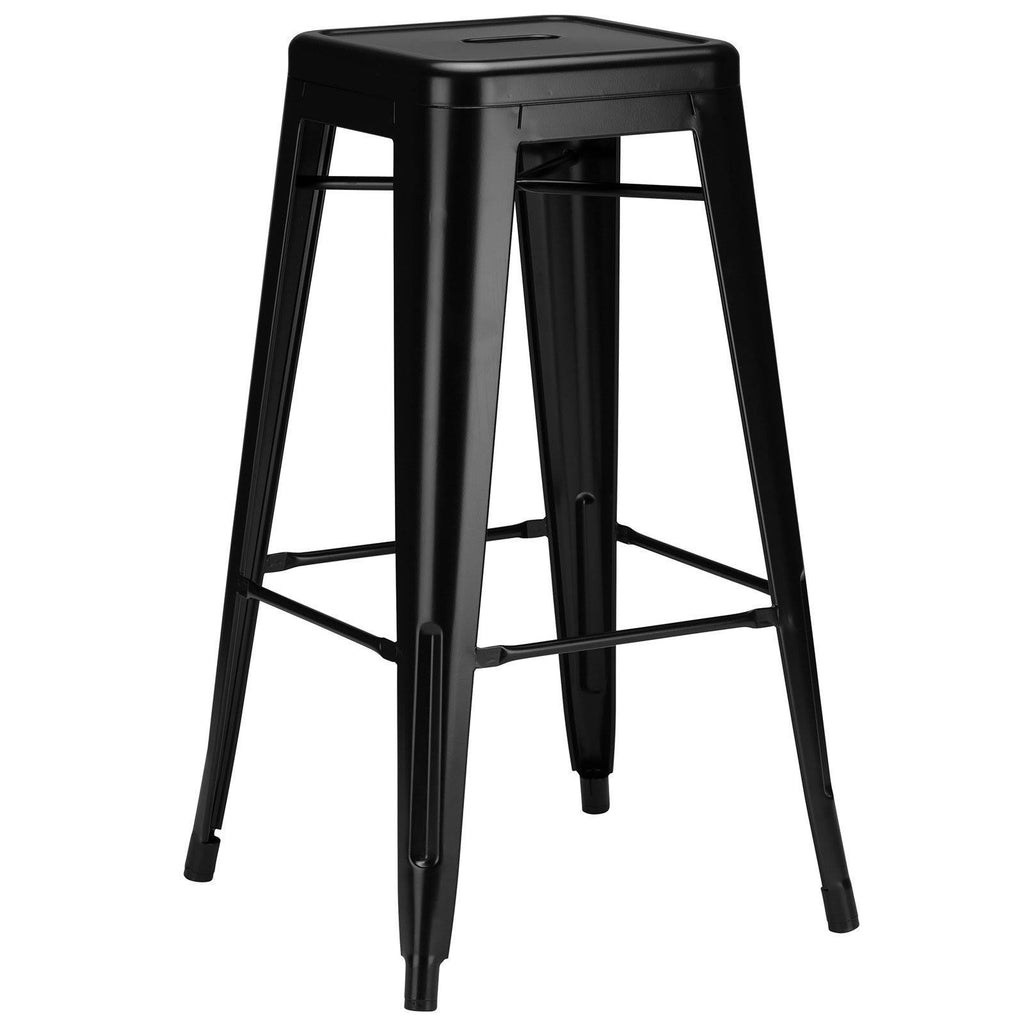 Black Bar Stool Set of 4 Q329