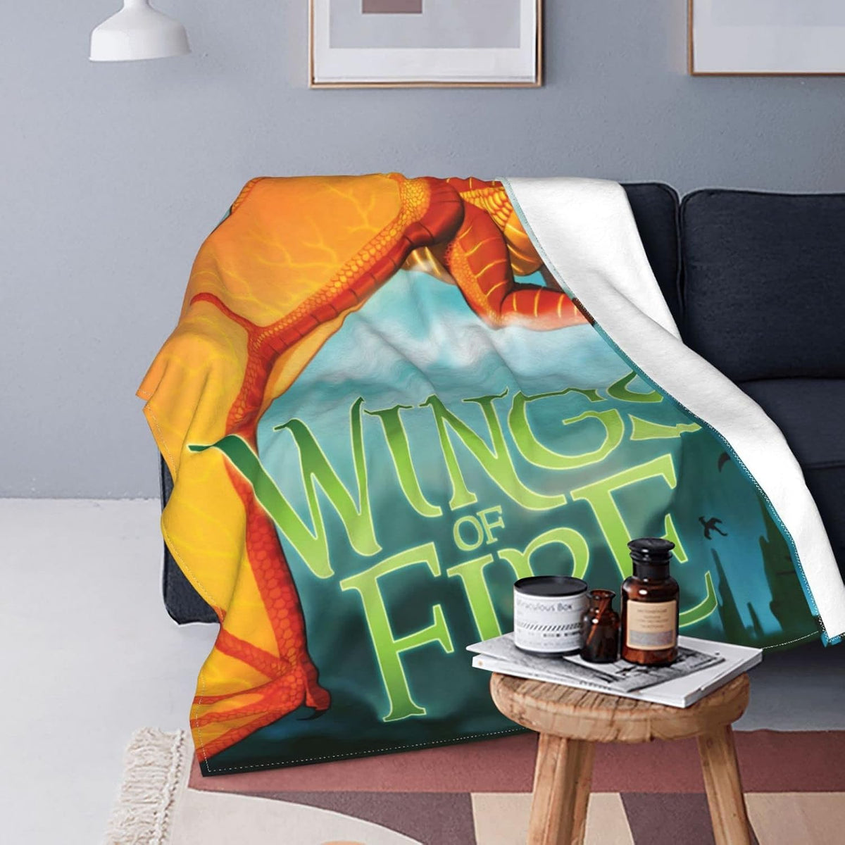 Queen Size Flannel Fleece Throw Blanket V782