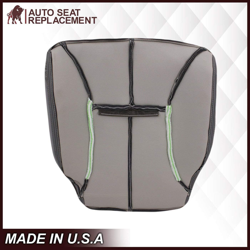 Synthetic Leather Seat Cover for Dodge Ram 1500 2500 3500, Driver Bottom, Mist Gray Y200675
