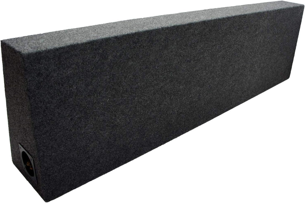 Dual 12 Subwoofer Truck Sub Box Enclosure 5/8 MDF Gray G345