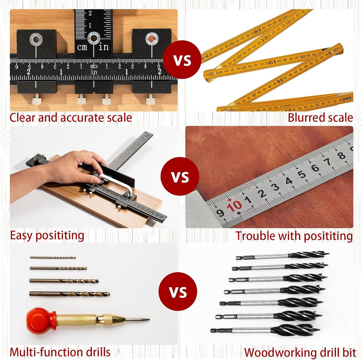 14-Piece Aluminum Alloy Cabinet Handle Template Jig Tool V434