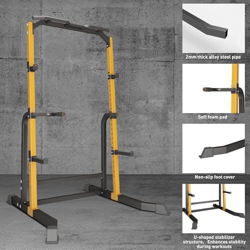 Heavy Duty 1000LB Power Cage Squat Rack with Adjustable Pull-Up Bar P552