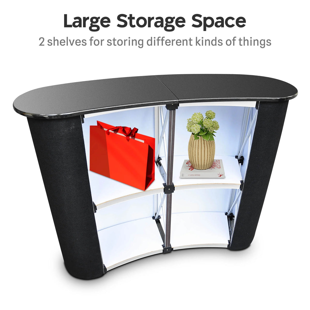 Portable Pop Up Podium Counter Table Stand A9684