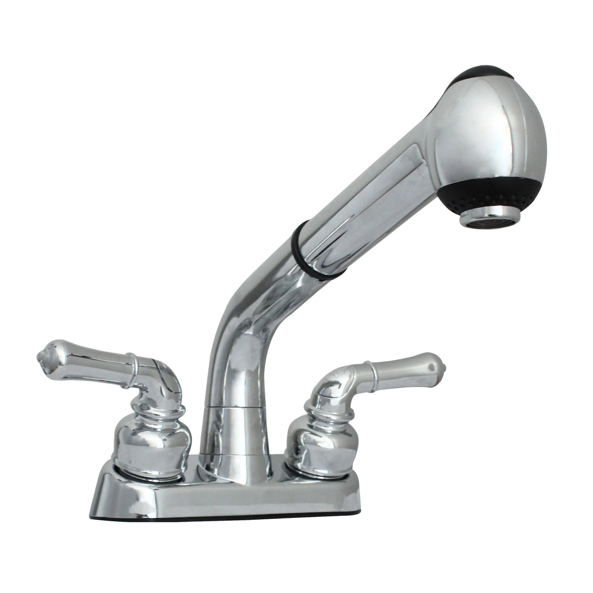 Universal Laundry Tub Faucet with Pull Out Spray Spout A859315