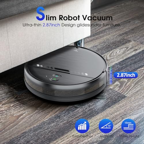2-in-1 Robot Vacuum and Mop with Strong Suction A9721
