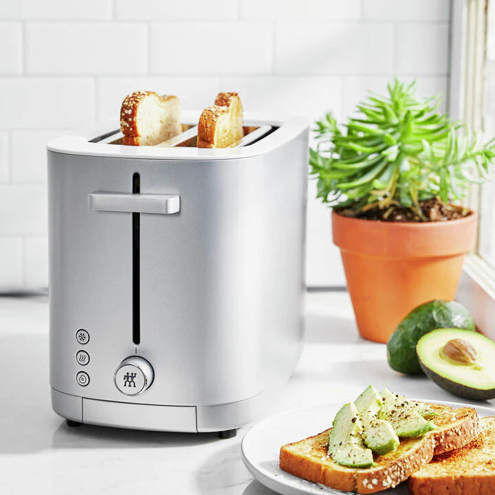 Silver 2-Slot Toaster Y213