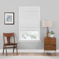 White Cordless Blackout Roman Shade U742
