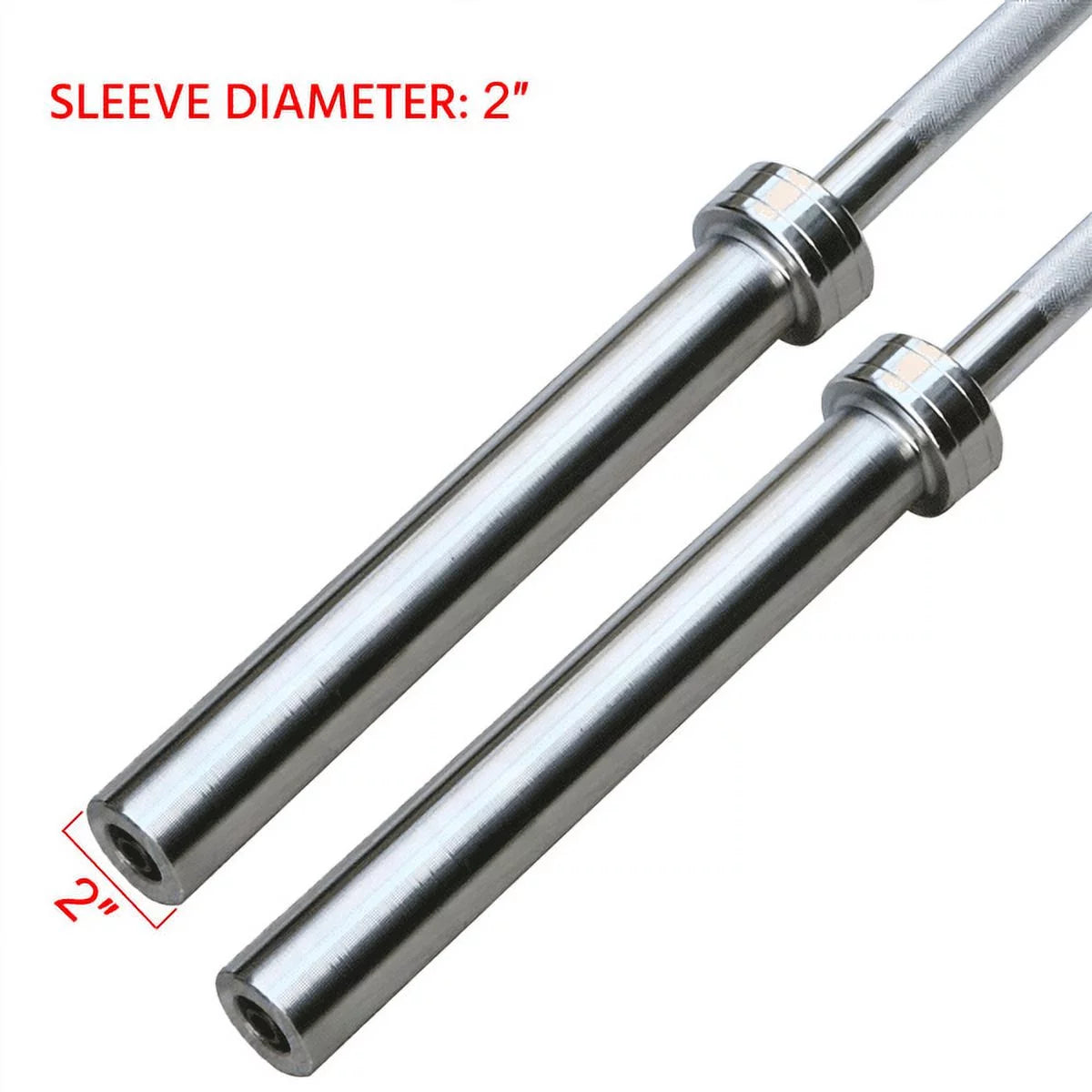 7ft Chrome Olympic Barbell Bar N79051