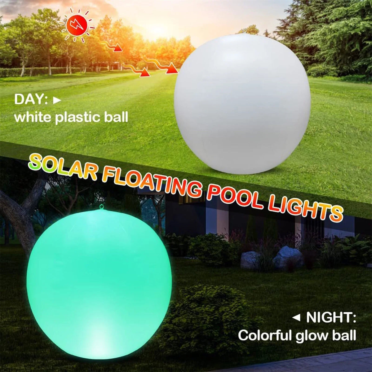 Light Up Glow In The Dark PVC Beach Balls R703994