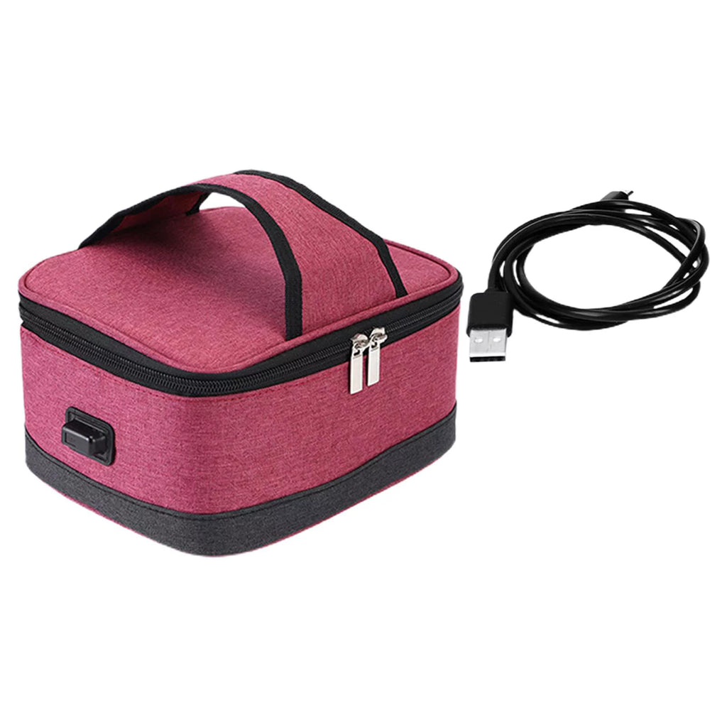 Red Electric Heated Lunch Box Insulation Bag B3511