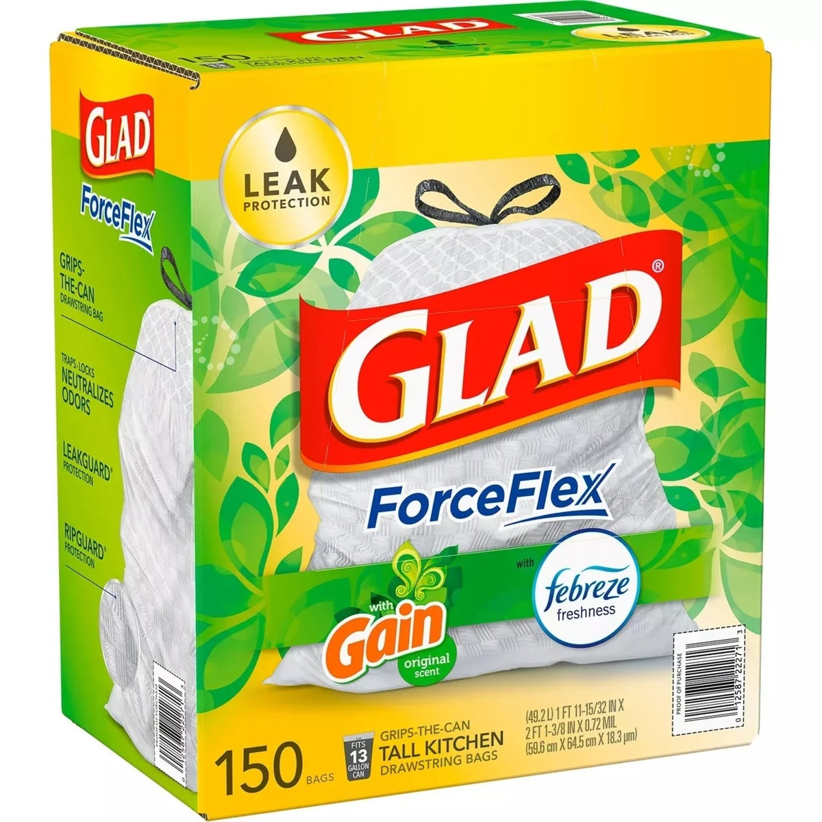 White Trash Bags, Original Scent (13 Gal., 150 Ct.) R400039