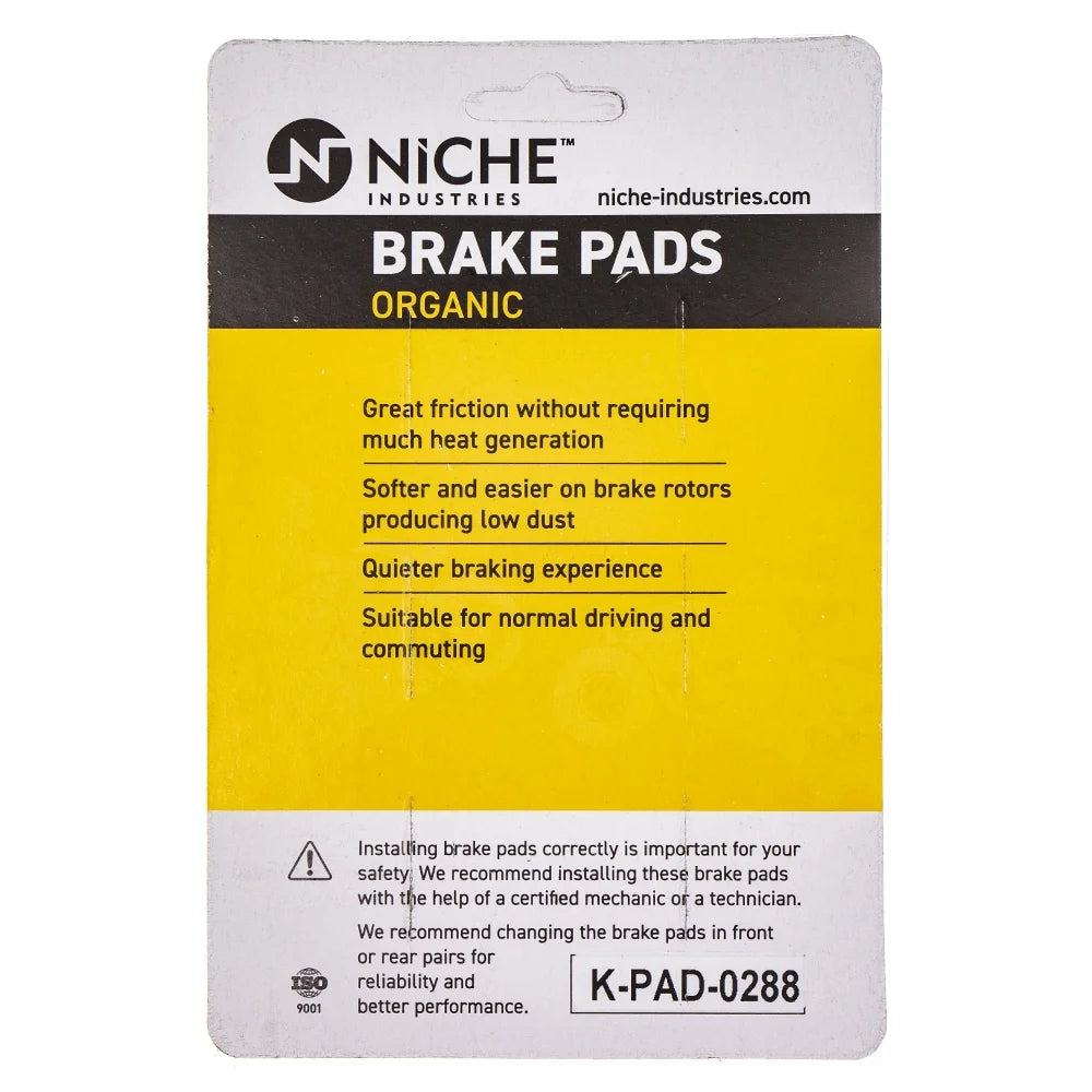 Complete Organic Brake Pad Set for Victory Cross Country Motorcycle E80342