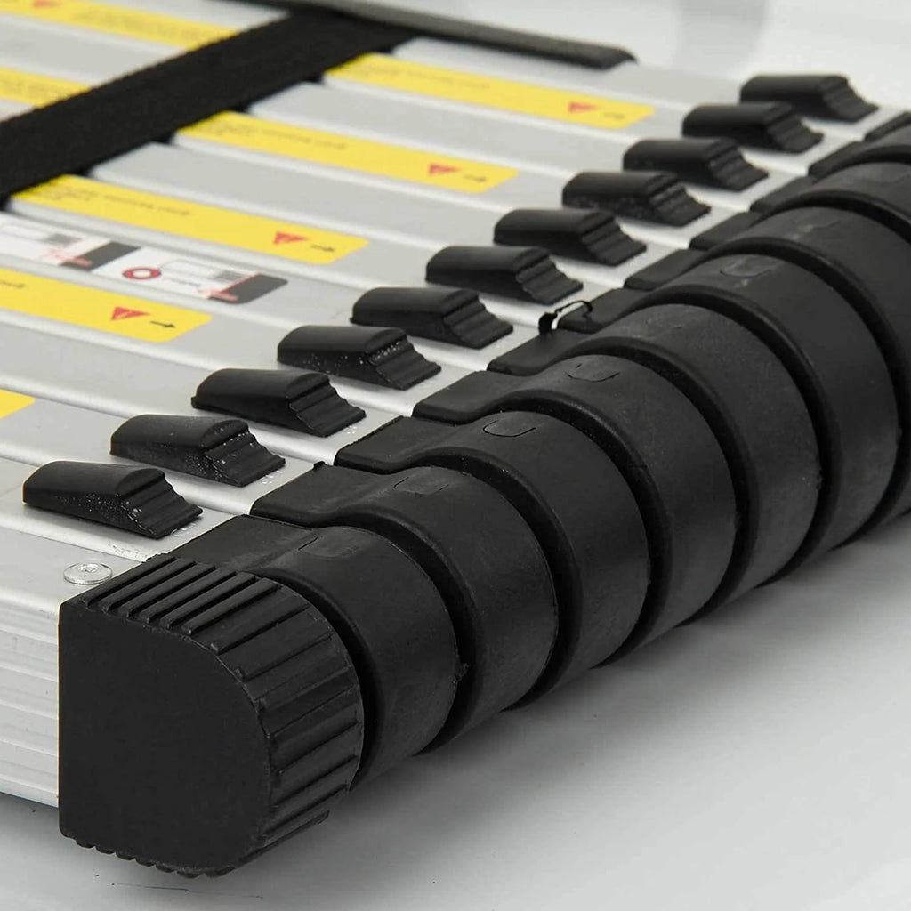 Aluminum Telescoping Extension Ladder 12.5ft 330lb Capacity T8875
