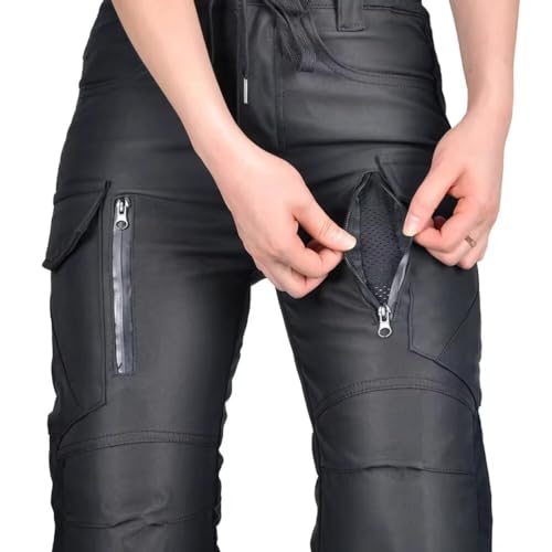 Waterproof Windproof Women Motorcycle Riding Pants with 4 CE Armor Pads A61376