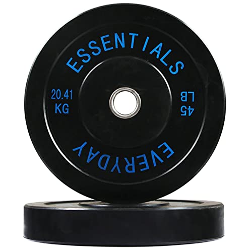 Black Olympic Bumper Plate Weight Plate with Steel Hub J419