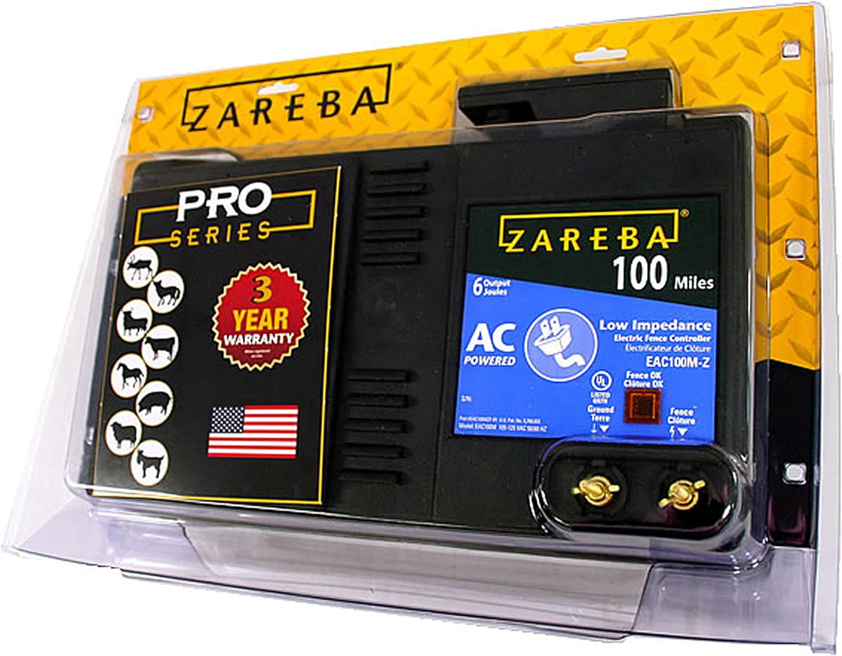 100 Mile AC Low Impedance Electric Fence Charger R6572