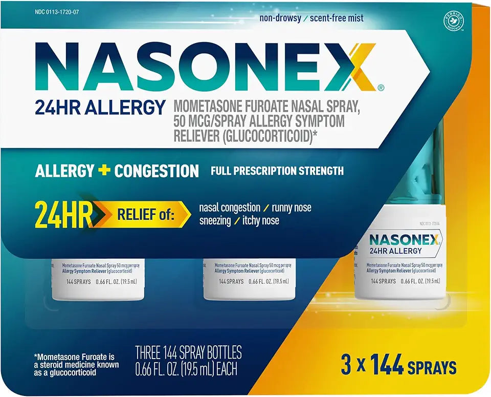 Allergy Nasal Spray 120 Spray 3 Pack K9961