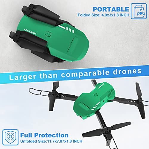 Drone with Camera 1080P HD, FPV Foldable Drone with Carrying Case, 2 Batteries, 90° Adjustable Lens L231